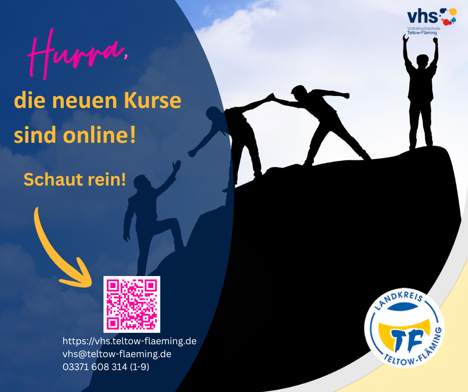 Öffnet die Seite 'Programm 2. Halbjahr 2026 online'